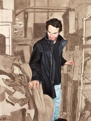 Impresionant! O artistă americană pictează cu praf  137233