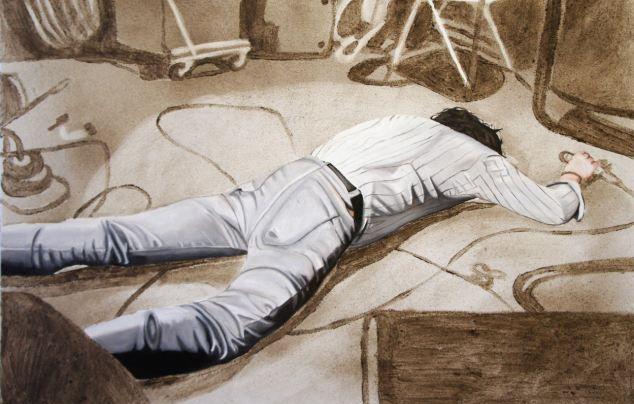 Impresionant! O artistă americană pictează cu praf  137236