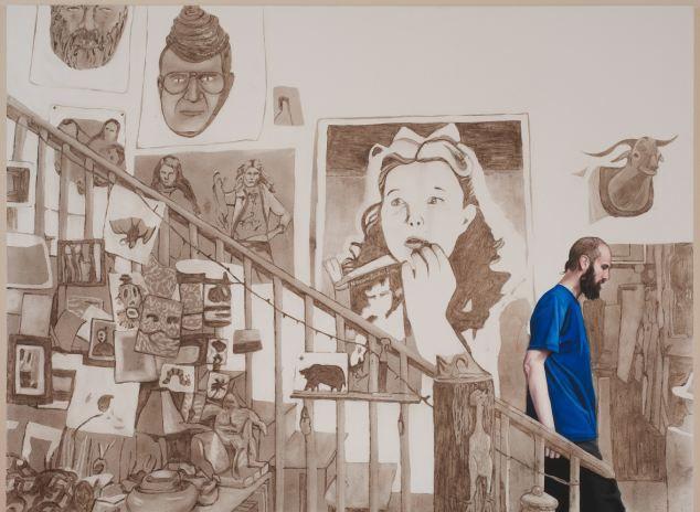 Impresionant! O artistă americană pictează cu praf  137239