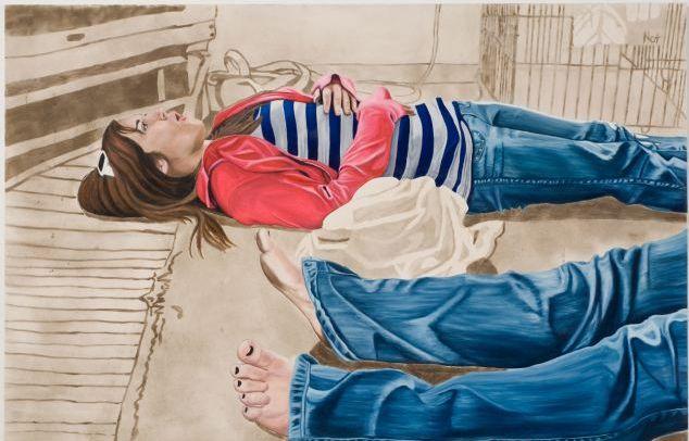 Impresionant! O artistă americană pictează cu praf  137241