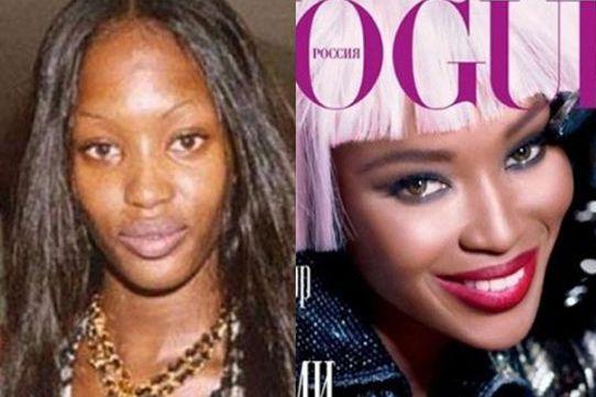 Perfecţiunea fizică este numai un mit. Nimeni nu e perfect. Cum arată supermodelele fără make-up 137214