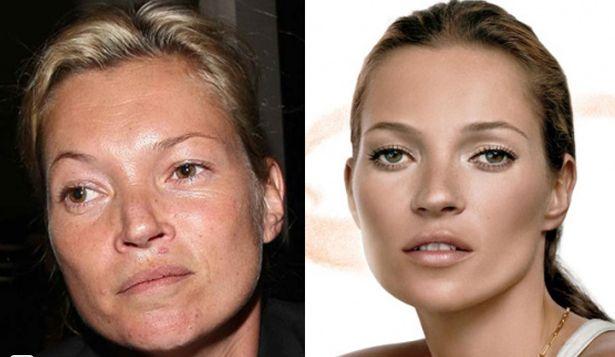 Perfecţiunea fizică este numai un mit. Nimeni nu e perfect. Cum arată supermodelele fără make-up 137215