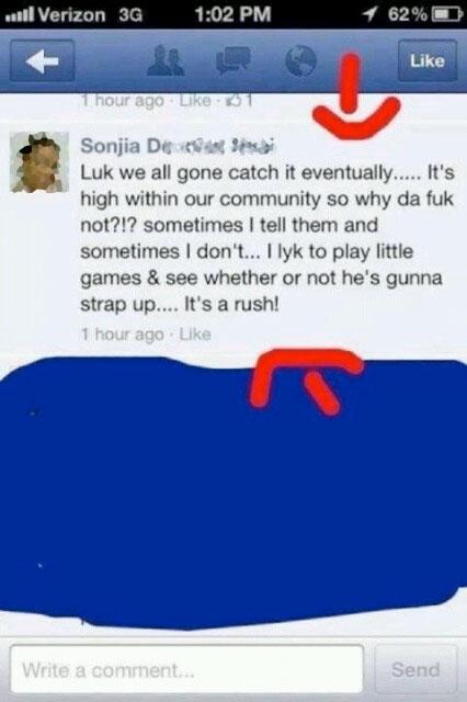 Se laudă pe Facebook că are o boală MORTALĂ şi că infestează toţi bărbaţii cu care face sex 137323