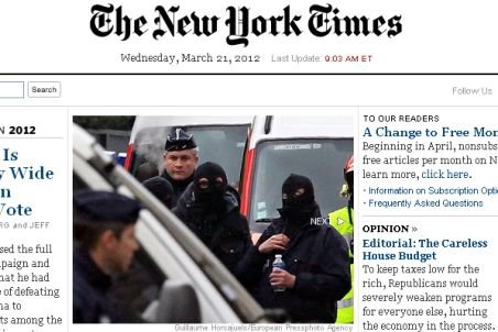 New York Times limitează accesul la conţinutul său online gratuit. Din aprilie, poţi lectura gratuit doar 10 articole pe lună