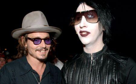 Un duet bizar. Johnny Depp cântă cu Marilyn Manson 137593