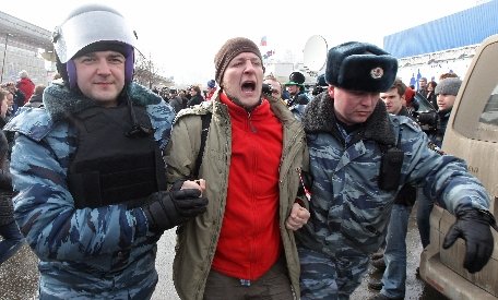 Rusia. Cel puţin 10 opozanţi ai premierului Vladimir Putin, arestaţi în Sank Petersburg