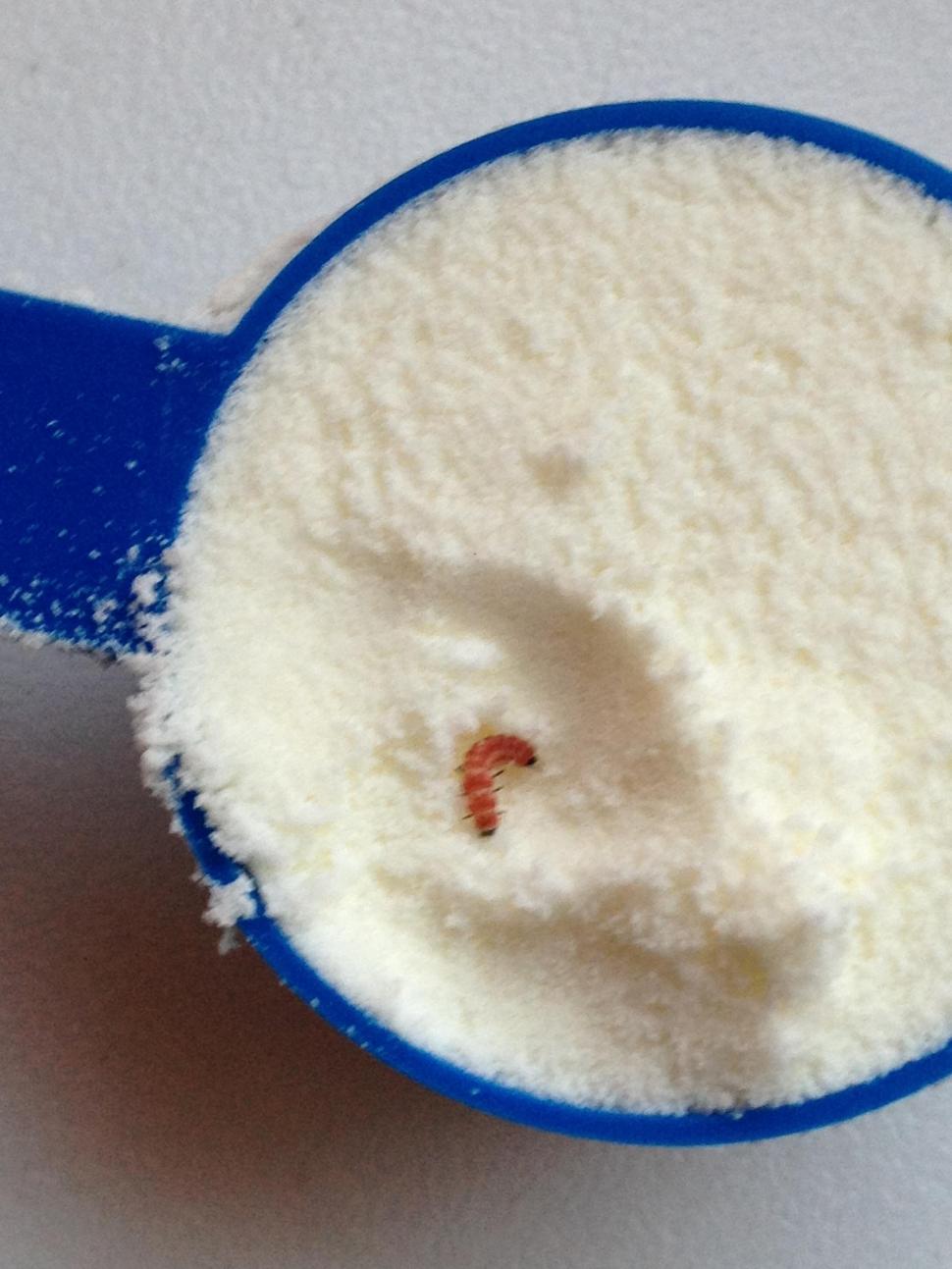 &quot;Surpriza&quot; mişcătoare pe care o mămică a găsit-o în cutia cu lapte praf. Nici hrana bebeluşilor nu mai e sigură 138483