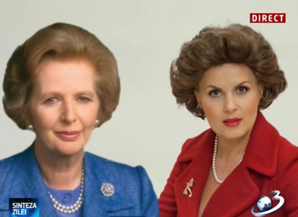 Udrea se vede &quot;Doamna de Fier&quot; a României: Şi Margaret Thatcher era o domnişoară blondă, care umbla în culori pastelate şi purta tocuri