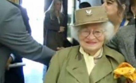 O româncă de 102 ani a fost premiată în SUA pentru faptele sale din al Doilea Război Mondial 138948