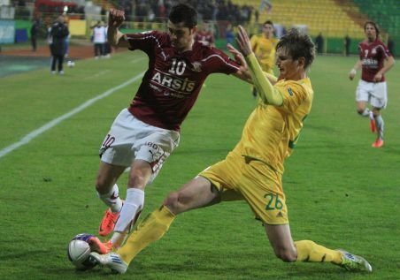 Rapid a câştigat cu 1-0 la Vaslui, în turul semifinalelor Cupei României