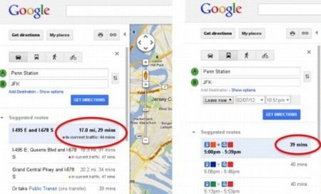 Te grăbeşti undeva? Google Maps îţi spune cum poţi ajunge cel mai repede acolo pe baza informaţiilor în timp real din trafic