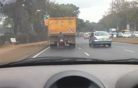 O surpriză de proporţii pentru şoferii de pe o autostradă sud-africană