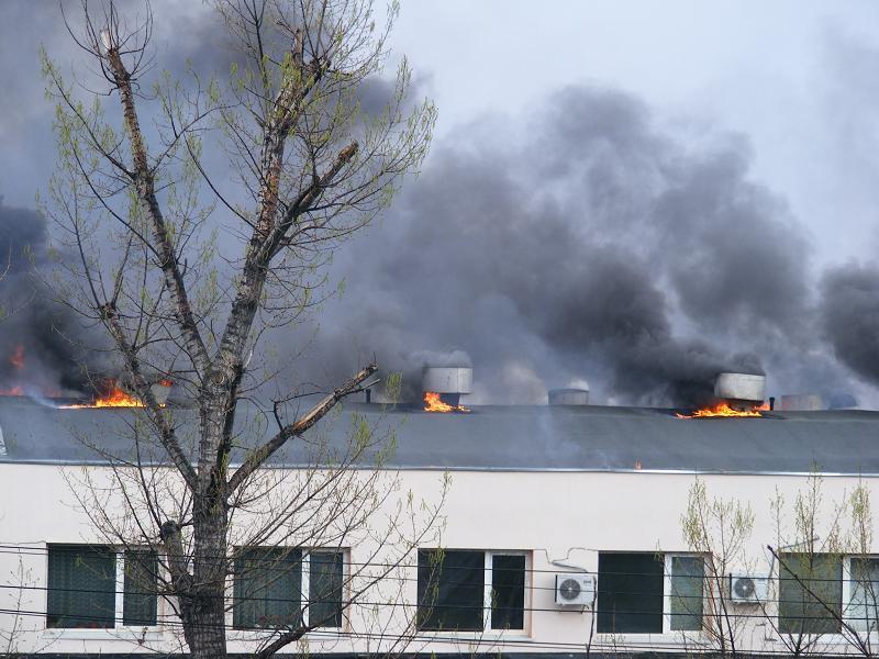 Imagini de la incediul de proporții care a distrus complexul comercial Siraj din Iași 142001