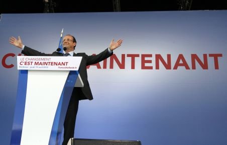 Socialistul François Hollande, favorit în cursa prezidenţială din Franţa