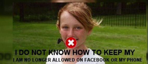 Când părinţii au cont pe Facebook. O adolescentă, făcută de râs pe reţeaua de socializare 143541