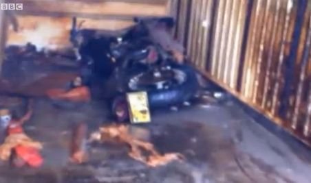 Un container cu o motocicletă Harley Davidson pierdută la tsunamiul din Japonia a ajuns în Canada