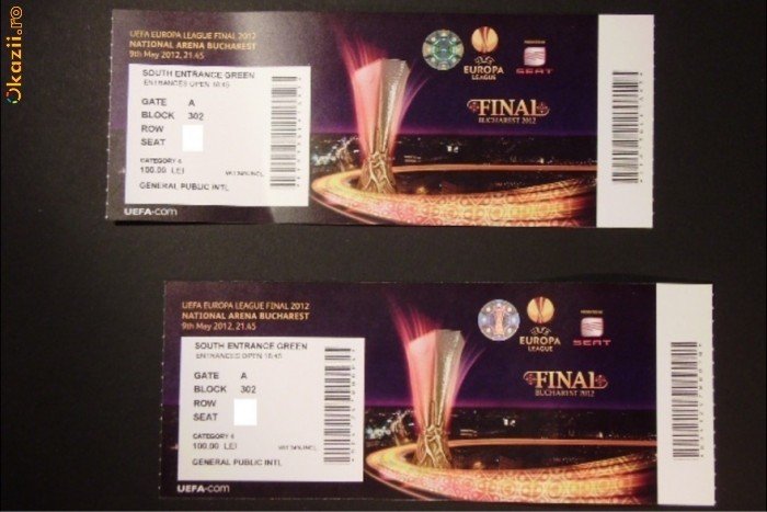Bilete &quot;la negru&quot; pentru finala Europa League, între 200 şi 400 de euro, chiar sub nasul poliţiştilor