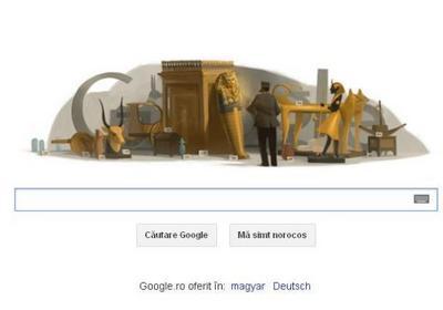 Howard Carter, egiptologul care a descoperit mormântul lui Tutankamon, omagiat de Google printr-un logo special 