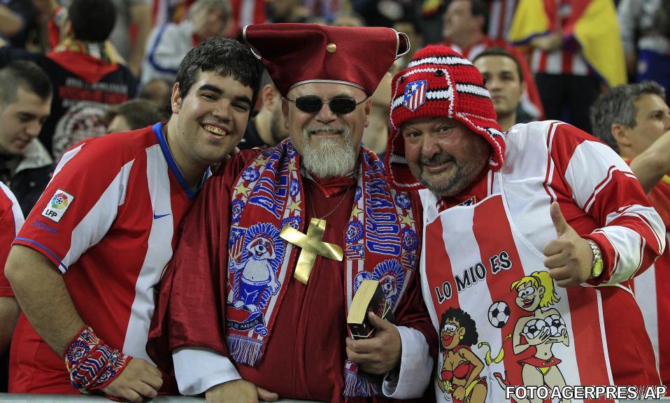 Meciul care a îmbrăcat Bucureștiul în alb-roșu. Vezi imagini cu suporterii spanioli înainte de finala Europa League 145647