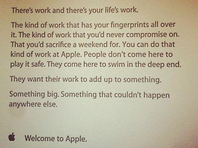 Munca pe care îţi pui amprenta şi pentru care merită să-ţi sacrifici weekendul. Bine ai venit la Apple!  145525