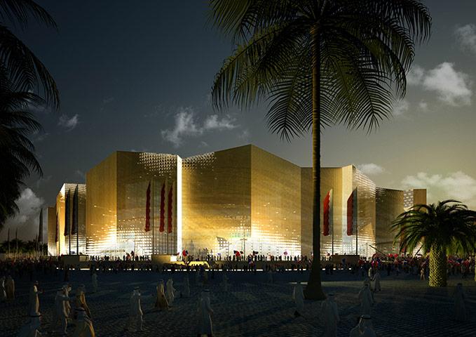 Construcţiile teleportate din viitor. Cum se pregătesc arabii pentru Cupa Mondială de peste 10 ani 145934