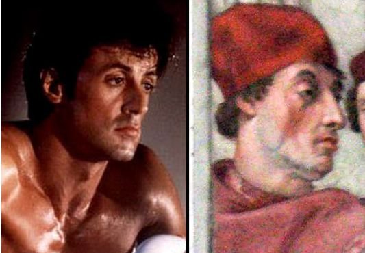 Nemuritorul Stallone. &quot;Rocky&quot;, pictat cu jumătate de mileniu înainte de a se naşte, pe pereţii de la Vatican