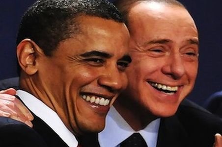 Berlusconi se amuza pe seama personajului &quot;Obama&quot; la petrecerile sale deocheate