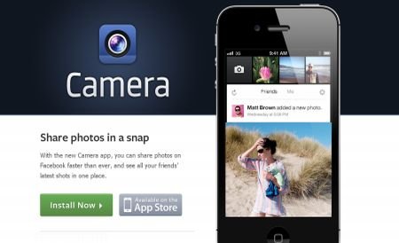 Facebook a lansat propria aplicaţie de photo sharing, la o lună şi jumătate după ce a cumpărat Instagram