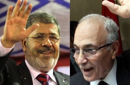 Mohammed Morsi şi Ahmed Shafiq s-au calificat în turul doi al prezidenţialelor din Egipt