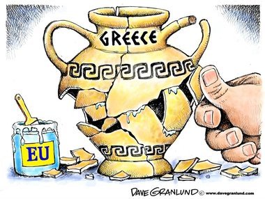 S&amp;P consideră că există &quot;cel puţin o şansă din trei&quot; ca Grecia să iasă din zona euro