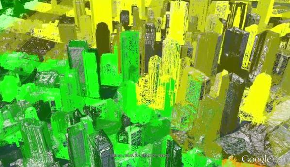 Ca şi cum ai avea elicopter personal. Google Maps, varianta 3D, îţi permite să &quot;zbori&quot; printre zgârie-nori 150515