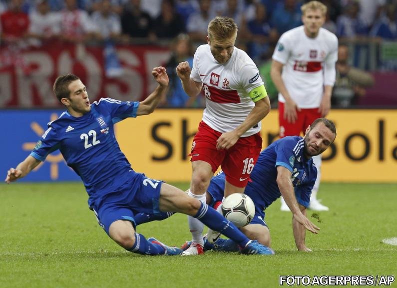 Polonia şi Grecia au încheiat la egalitate în primul meci de la EURO 2012, scor 1-1