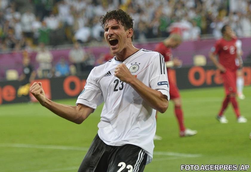 Mario Gomez aduce prima victorie a Germaniei la EURO 2012