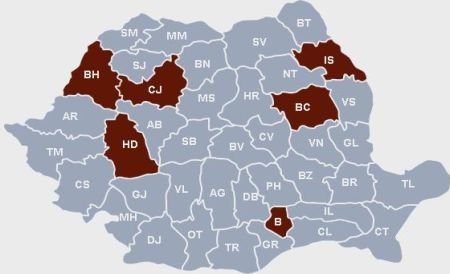 Vezi harta României cu rezultatele alegerilor, după numărătoarea paralelă a partidelor