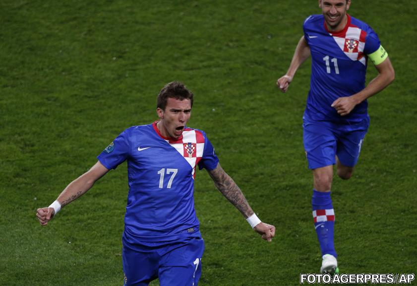 EURO 2012: Croaţia a învins Irlanda cu 3-1 şi este lider în grupa C