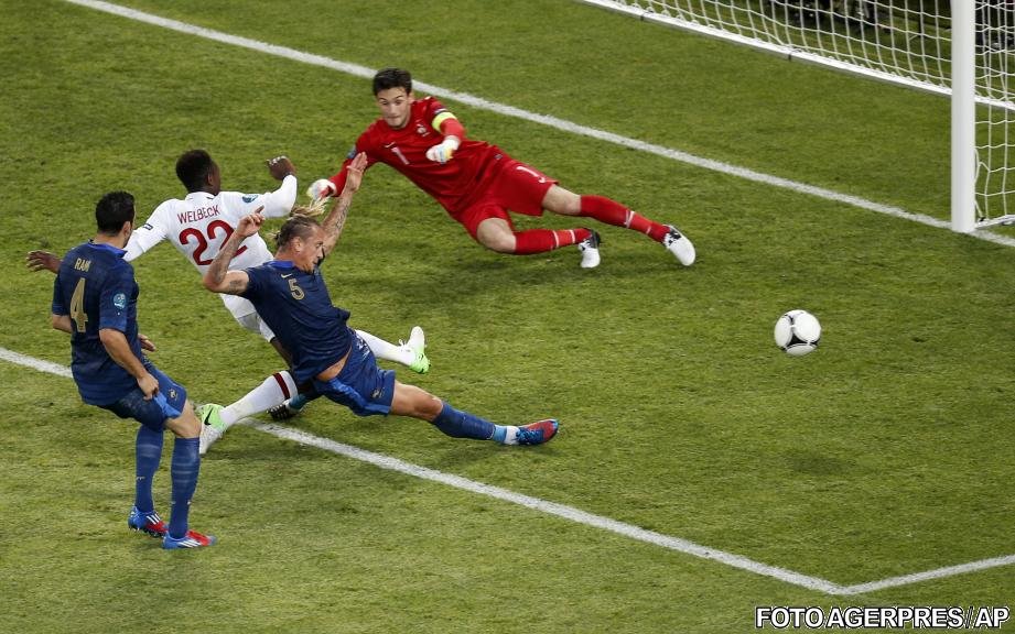 Franţa şi Anglia au remizat, scor 1-1, în primul lor meci de la EURO 2012