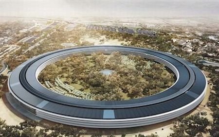 Nu e un OZN, e viitorul sediu Apple. Imagini spectaculoase