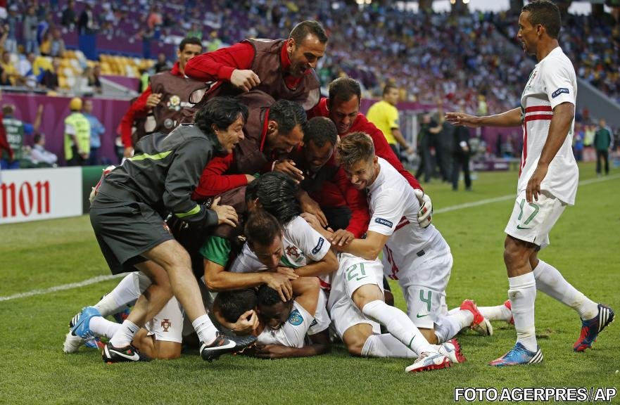 EURO 2012: Victorie dramatică pentru Portugalia, 3-2 cu Danemarca