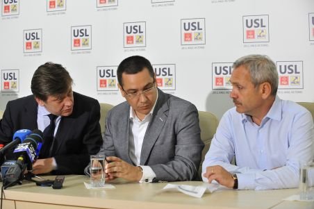 Liderii USL şi cei ai UDMR au discutat, la Guvern, despre încheierea unor alianţe politice locale 