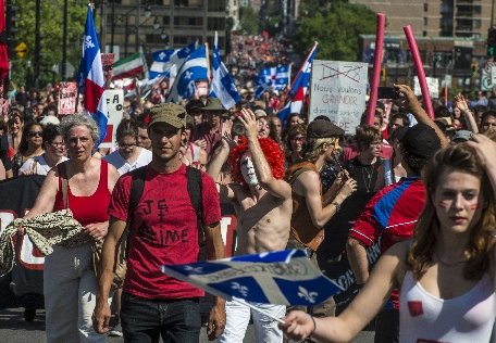 Canada. Zeci de mii de studenţi au protestat faţă de creşterea taxelor de şcolarizare