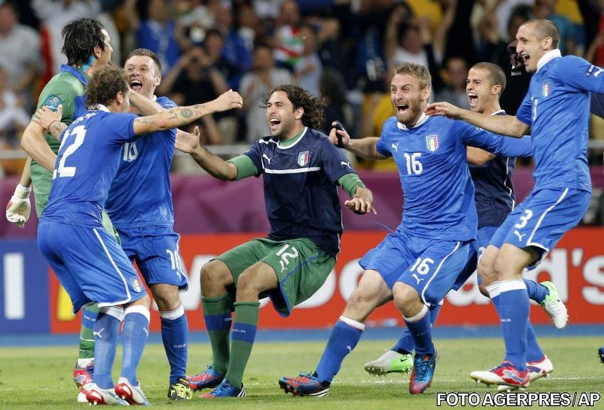 EURO 2012: Italia s-a calificat în semifinale, după ce a învins Anglia cu 4-2 la loviturile de departajare