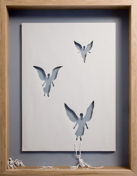 Ce pot face două mâini dibace: Sculpturi incredibile în...hârtie 153778