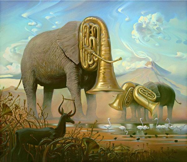 Frumuseţea şi imaginaţia, în picturi suprarealiste semnate de Vladimir Kush 153759