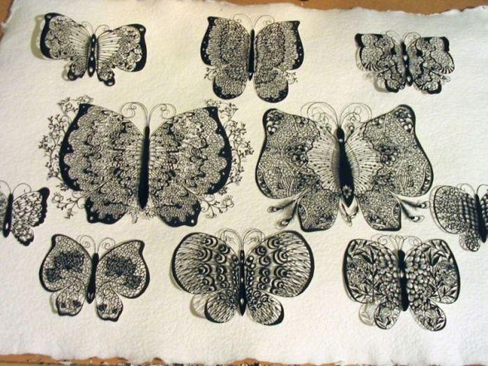 Măiestria dumnezeiască şi răbdarea infinită au făcut să iasă din mâinile ei asemenea comori. Arta, decupată din hârtie 153953