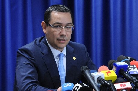 Ponta: Îl felicit pe Vasile Blaga pentru alegerea în funcţia de preşedinte PDL