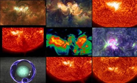 Spectacolul impresionant oferit de Soare. Imagini spectaculoase cu o explozie solară recentă, prezentate de NASA