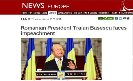 “Probabil că Băsescu va pierde referendumul şi funcţia”. &quot;Lupta pentru putere atinge un nivel maxim”. Presa internaţională, despre situaţia din România