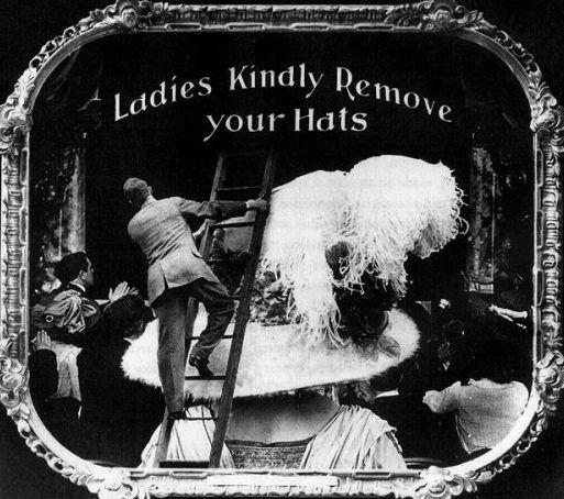 Ţi-ar plăcea să stai în spatele ei la cinema? Afişele din secolul trecut care ar fi binevenite şi în sălite de cinema de astăzi 156345