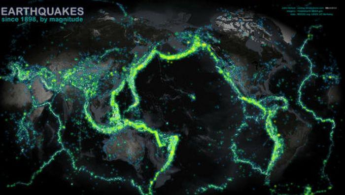 Harta care arată cele mai periculoase locuri din lume. Vezi unde au avut loc cele mai puternice cutremure din ultimii 114 ani 156706