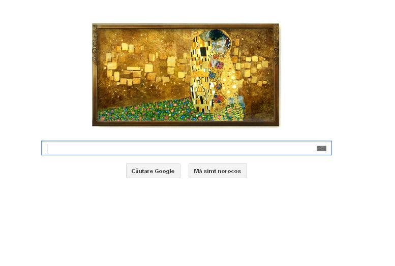 Google marchează împlinirea a 150 de ani de la naşterea pictorului Gustav Klimt